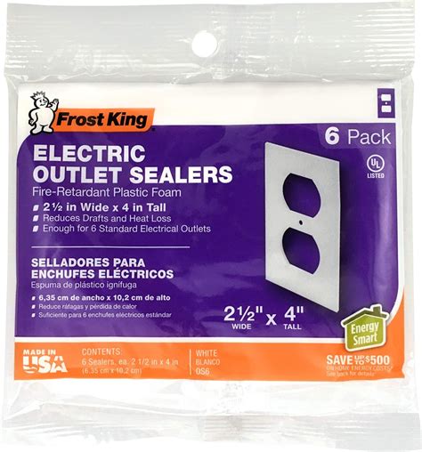 electrical switch box insulators|Frost King OS6H Foam Outlet and Switch Sealers, White, 2.